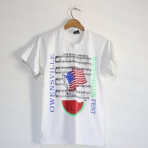 Vintage Owensville Indiana Watermelon Festival T Shirt Small